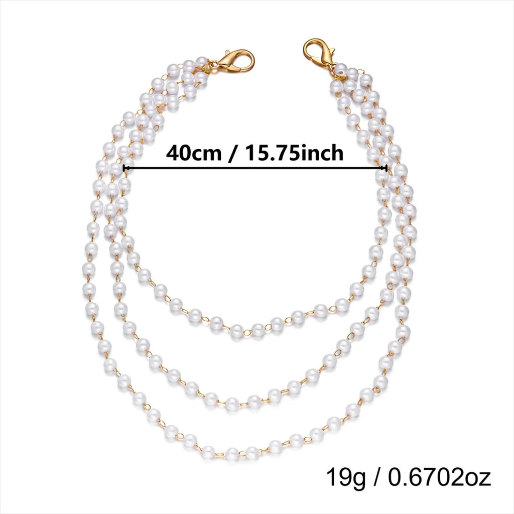 Multilayer Pearl Shoulder & Body Chain – Minimalist Boho