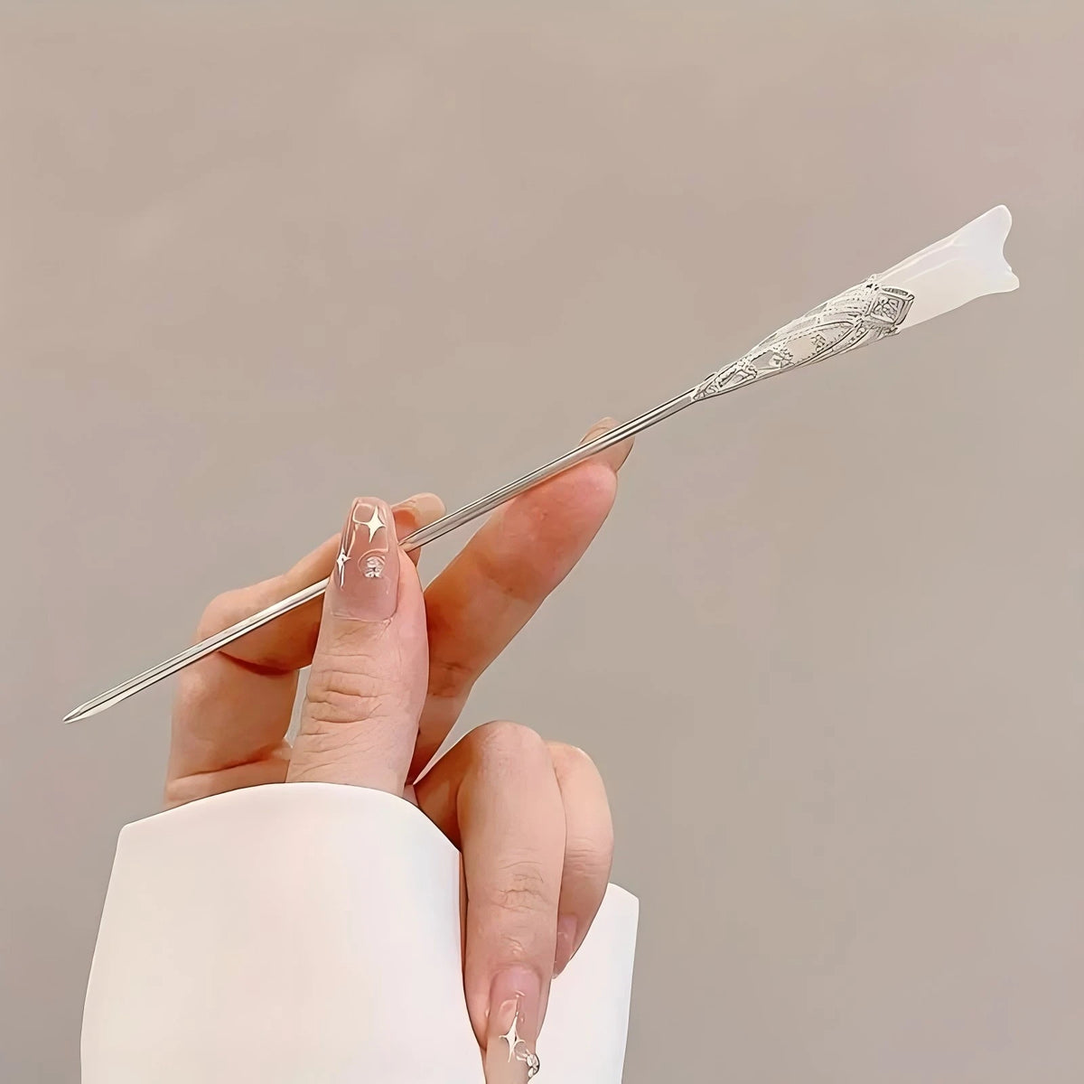 Chinese Style Tassel Hair Stick – Floral Hairpin