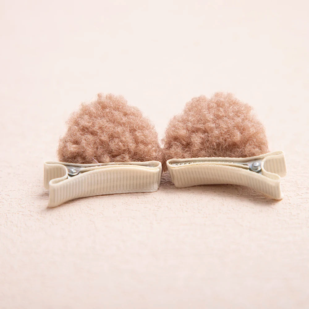 Baby Girl Stereoscopic Cute Animal Bunny Kitten Ears Hair Clip Newborn Babies Fashion Baby Hair Clips for Children Accessories