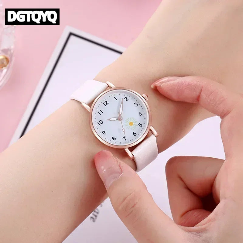 Aurajutt Luminous Leather Watch