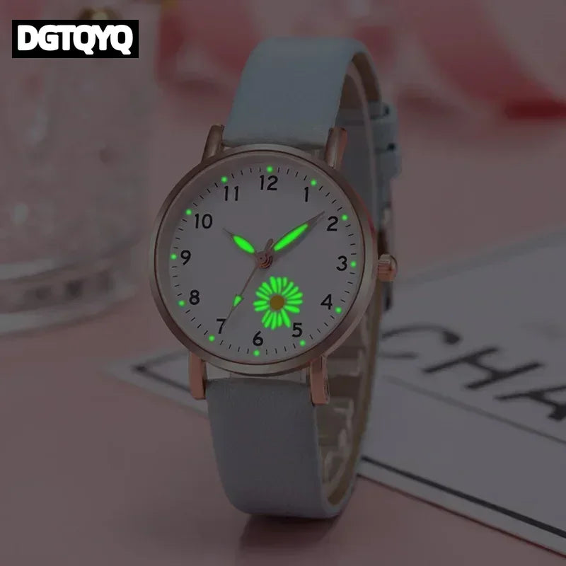 Aurajutt Luminous Leather Watch