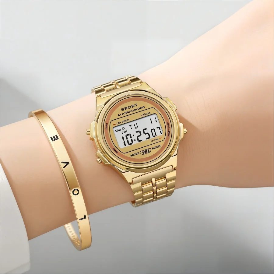 Aurajutt LED Bracelet Watch Set