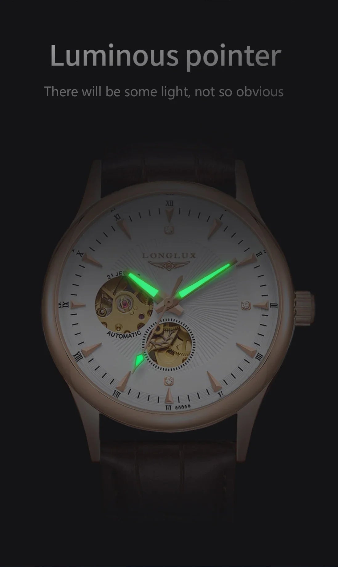 Aurajutt Skeleton Automatic Watch
