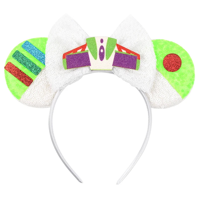 Cute Mouse Headband Pixar Toy Story Hair Accessories Women Woody Buzz Lightyear Headbands for Girls Ears Alien Head band Kids