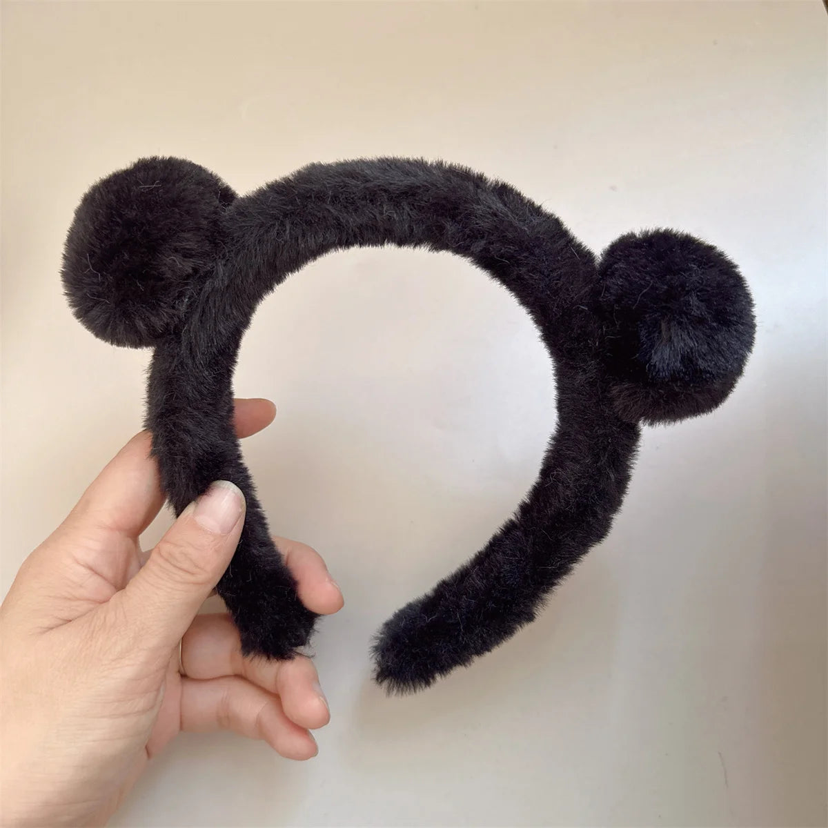 Girls Cute Bear Ears Plush Simple Hairbands Kids Lovely Hair Ornament Headband Hair Hoops Children Fashion Hair Accessories
