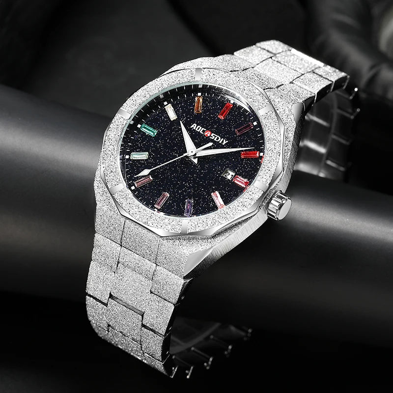 Men's Business Quartz Watch, Auto Date & Luminous Hands