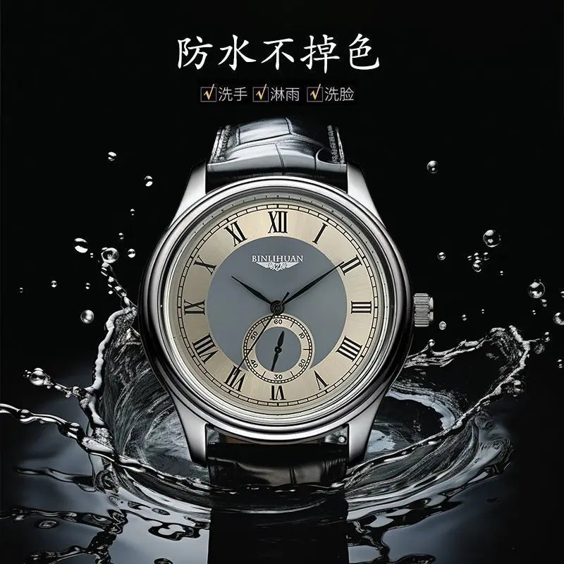 Aurajutt Business Leather Quartz Watch