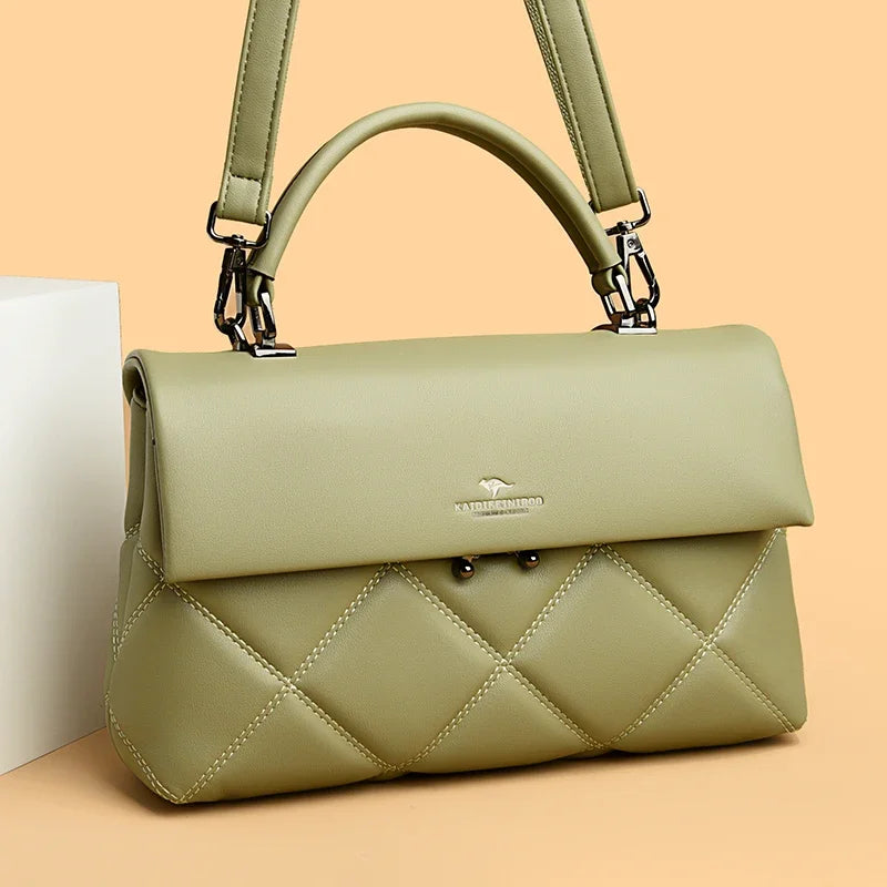 Women's Bag New Trend Korean Handbags Designer Luxury Brand Ladies Shoulder Bags Soft Leather Fashion Versatile Crossbody Bags