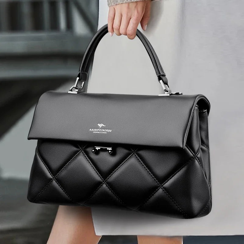 Women's Bag New Trend Korean Handbags Designer Luxury Brand Ladies Shoulder Bags Soft Leather Fashion Versatile Crossbody Bags