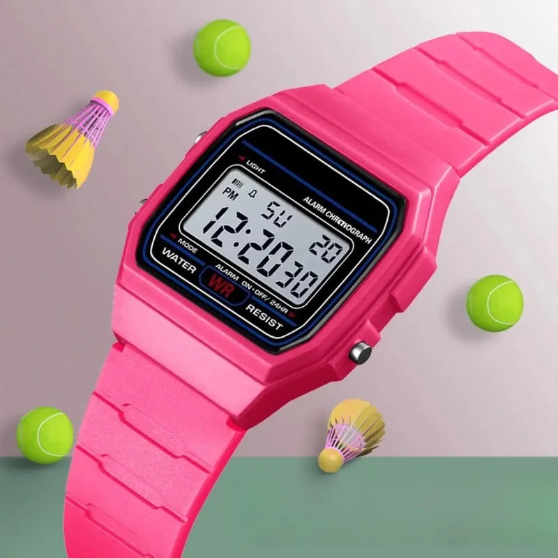 Aurajutt Sport LED Rubber Watch