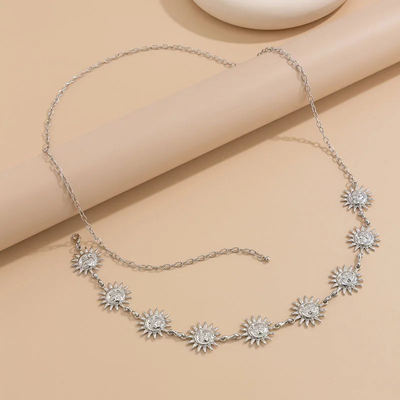 Boho Sun Waist Belly Chain – Adjustable Body Jewelry