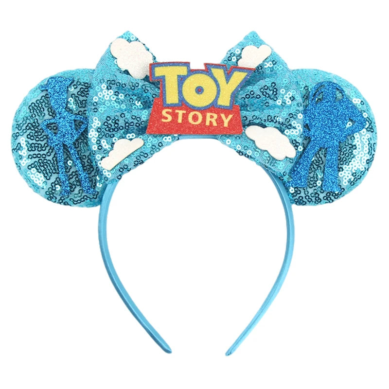 Cute Mouse Headband Pixar Toy Story Hair Accessories Women Woody Buzz Lightyear Headbands for Girls Ears Alien Head band Kids