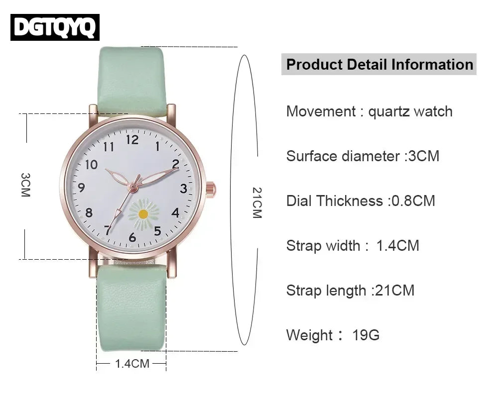 Aurajutt Luminous Leather Watch