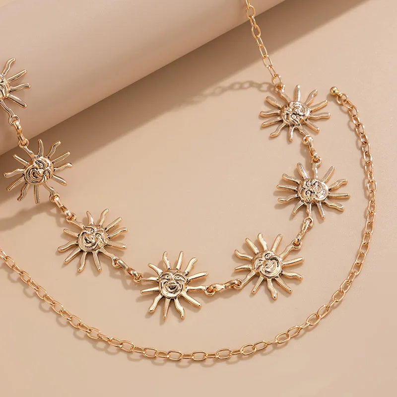 Boho Sun Waist Belly Chain – Adjustable Body Jewelry