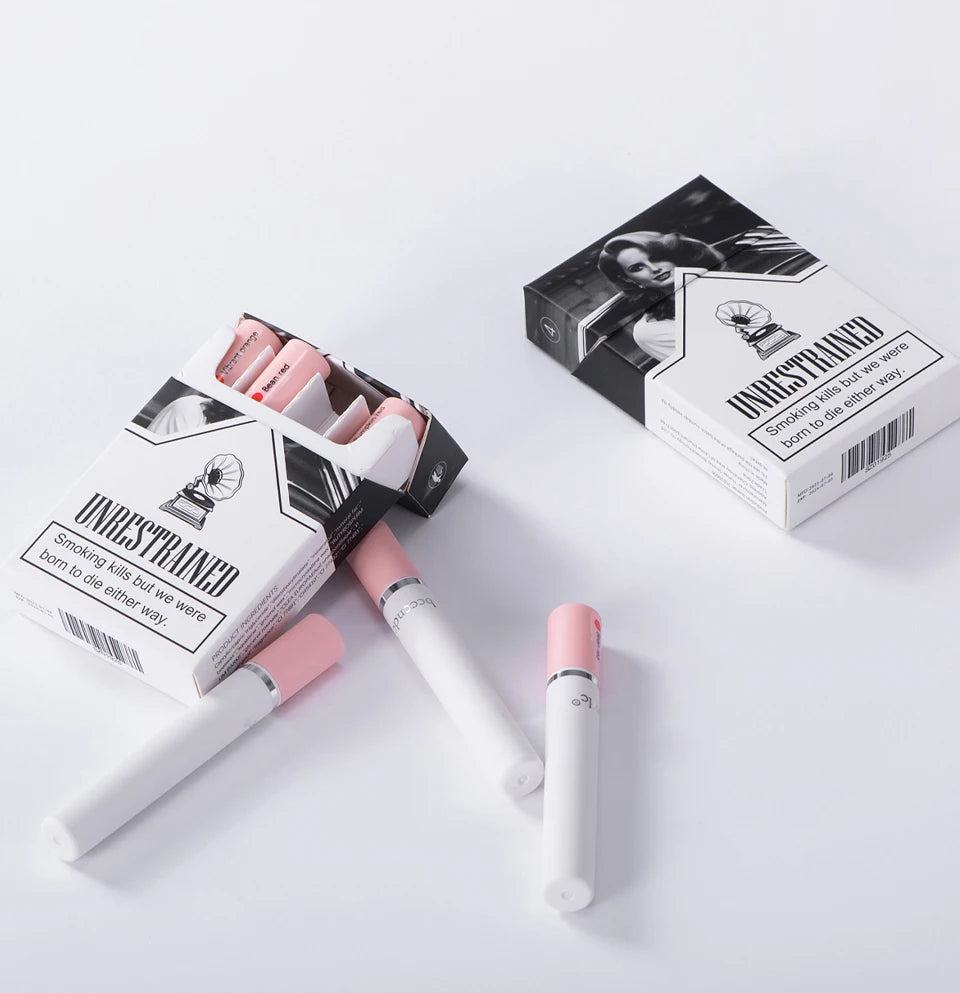 4 Colors Makeup Lipstick Cosmetics Lipstick Set Lip Tint Lip Gloss Waterproof Maquillaje Matte Long Lasting Make Up Pomade Kits