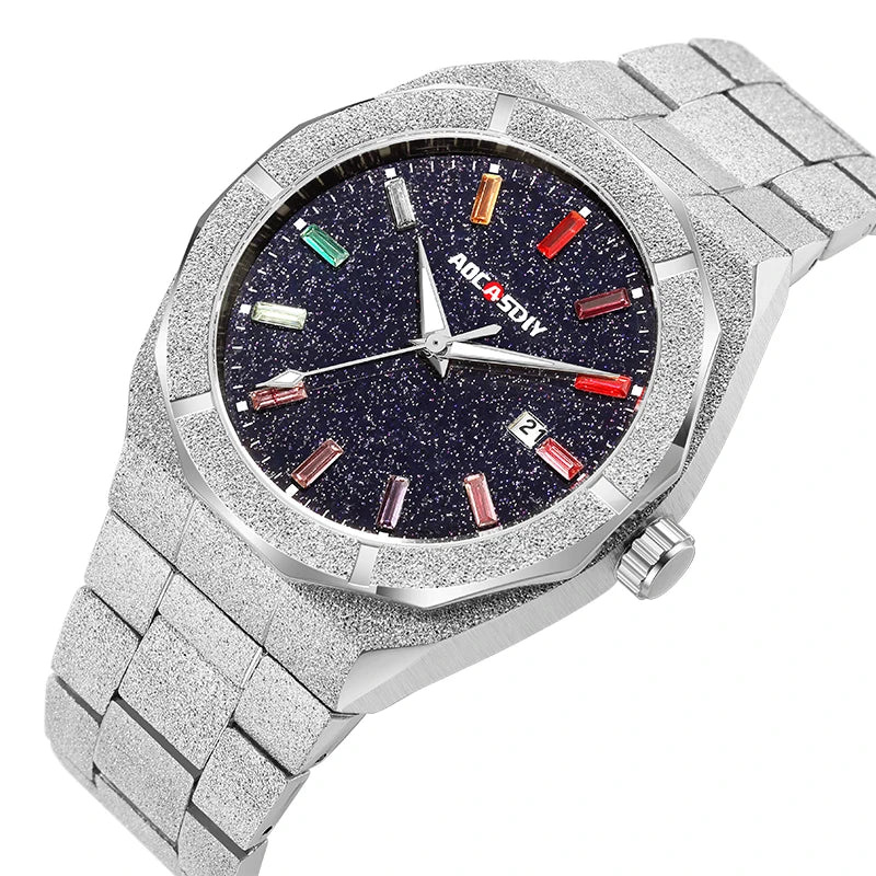 Men's Business Quartz Watch, Auto Date & Luminous Hands