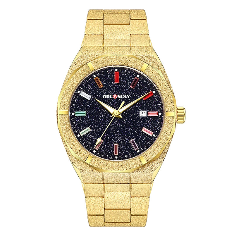 Luxury Business Men Watches Quartz Wristwatches Auto Date Male Clock with Luminous Hands Relogio Masculino