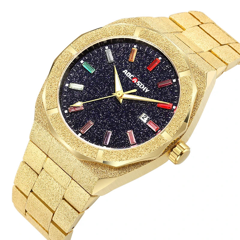 Men's Business Quartz Watch, Auto Date & Luminous Hands