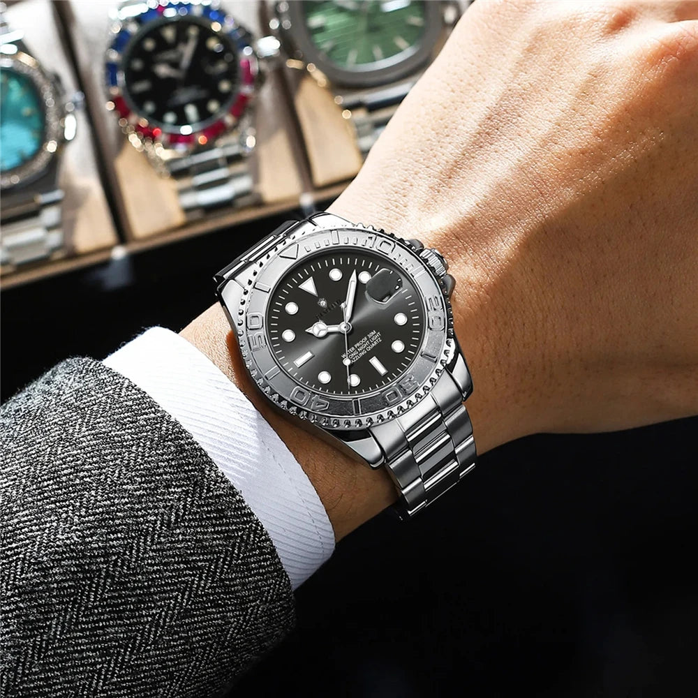 Aurajutt Sport Steel Digital Watch