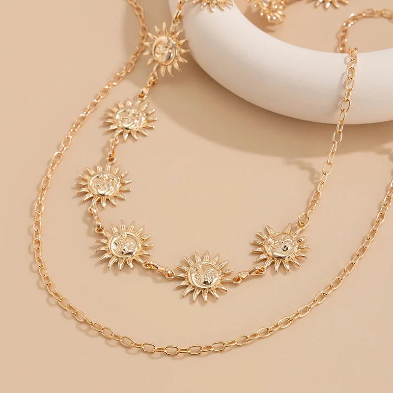 Boho Sun Waist Belly Chain – Adjustable Body Jewelry