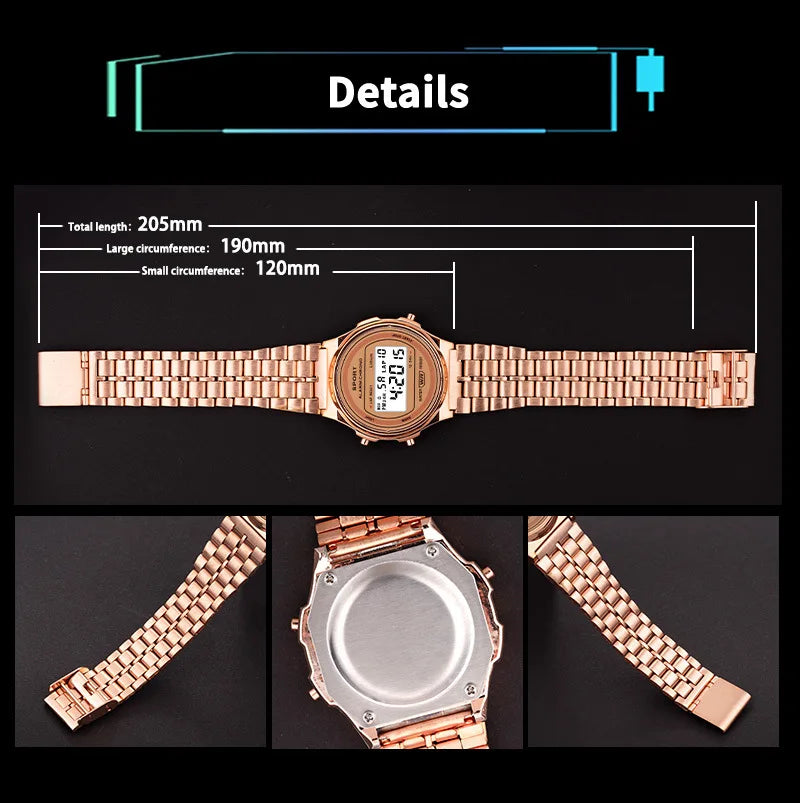 Aurajutt LED Bracelet Watch Set