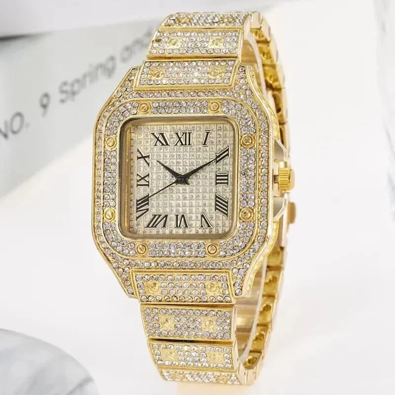 Aurajutt Diamond Bracelet Watch