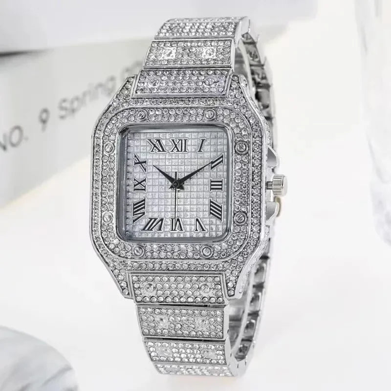 Aurajutt Diamond Bracelet Watch