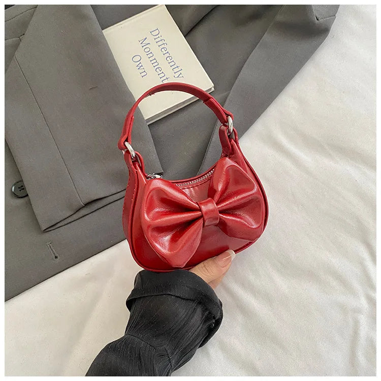 2026 New Kids Girls Cute Bowknot Handbag Fashion Crossbody Bag Detachable Strap Mini Shoulder Bag for Children Stylish Purse