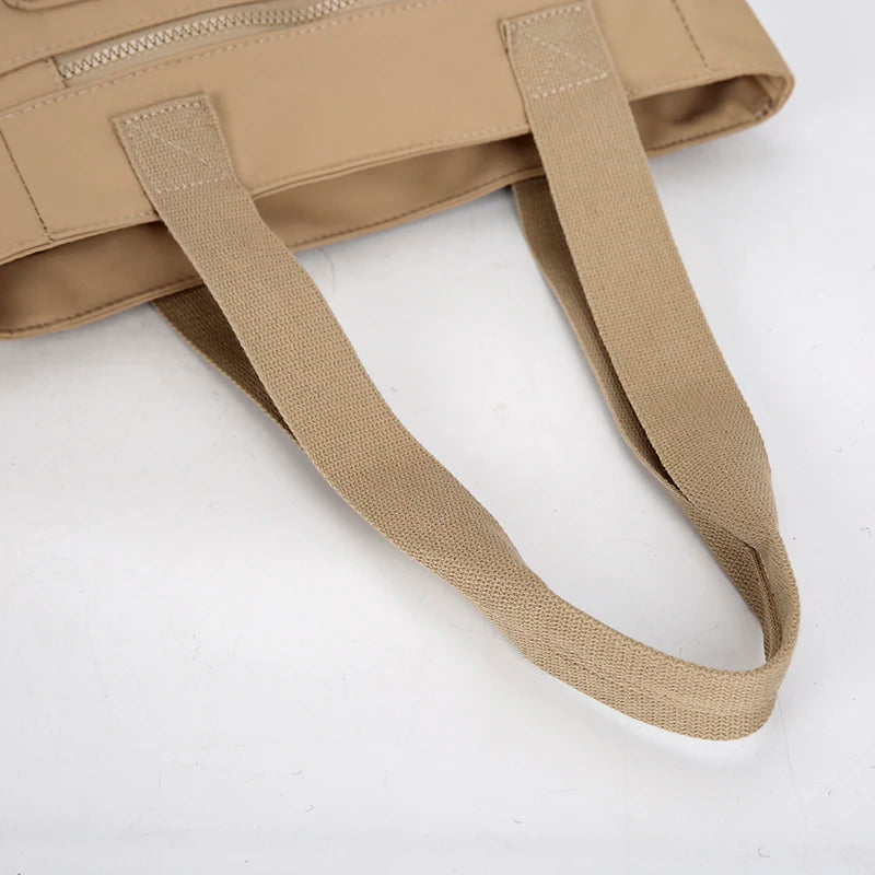 Women Tote Bag Large Capacity Waterproof Canvas Eco-friendly Shoulder Handbag Work School Travel Shopping Daily Essential