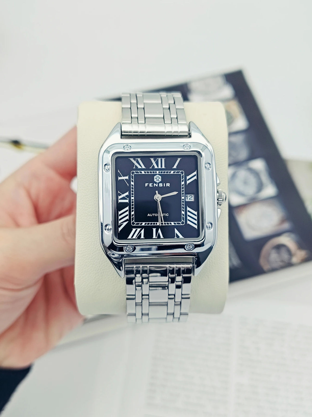 Aurajutt Business Calendar Steel Watch