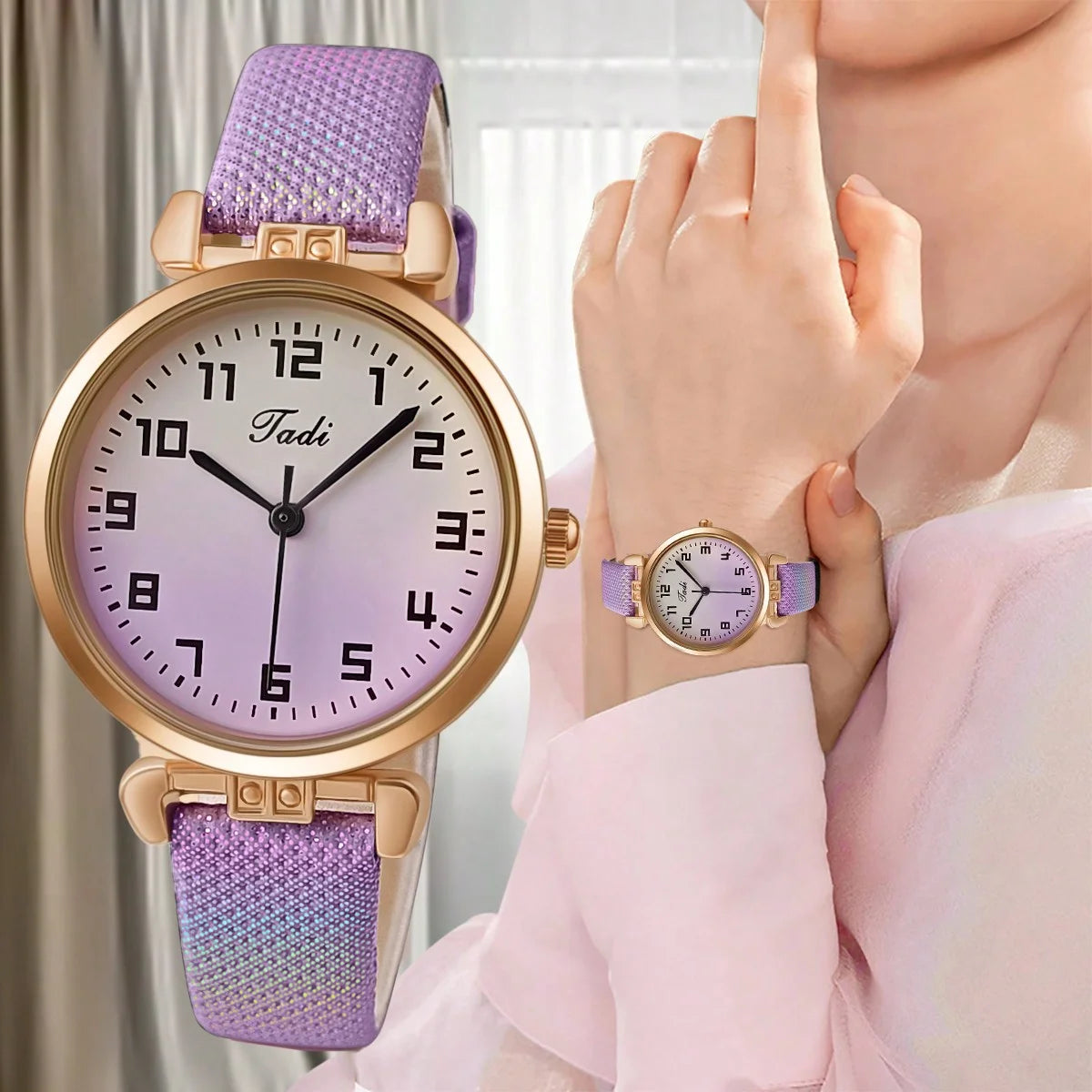 Aurajutt Classic Leather Quartz Watch