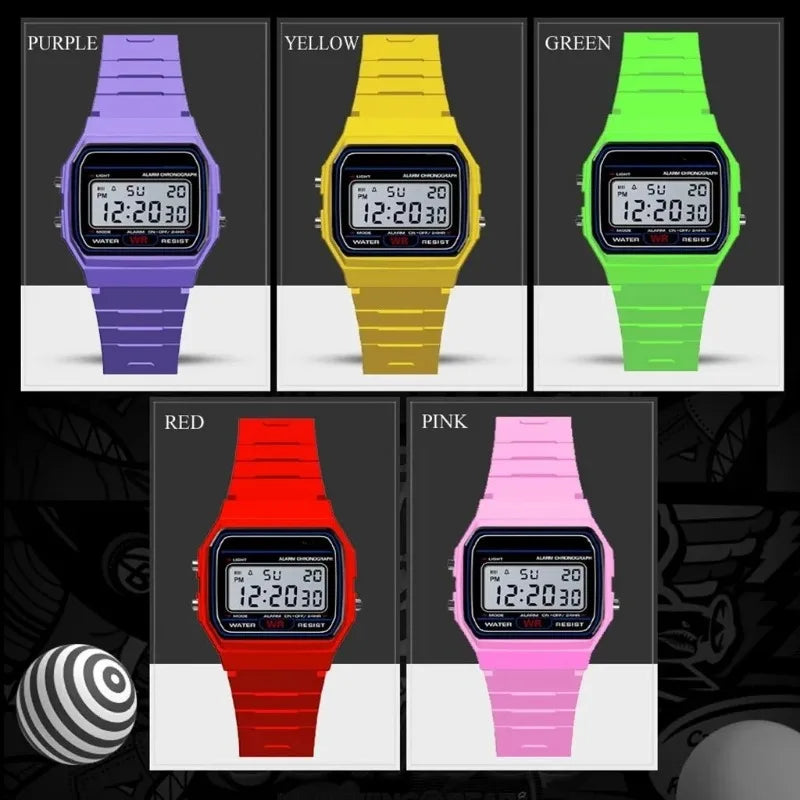 Aurajutt Sport LED Rubber Watch