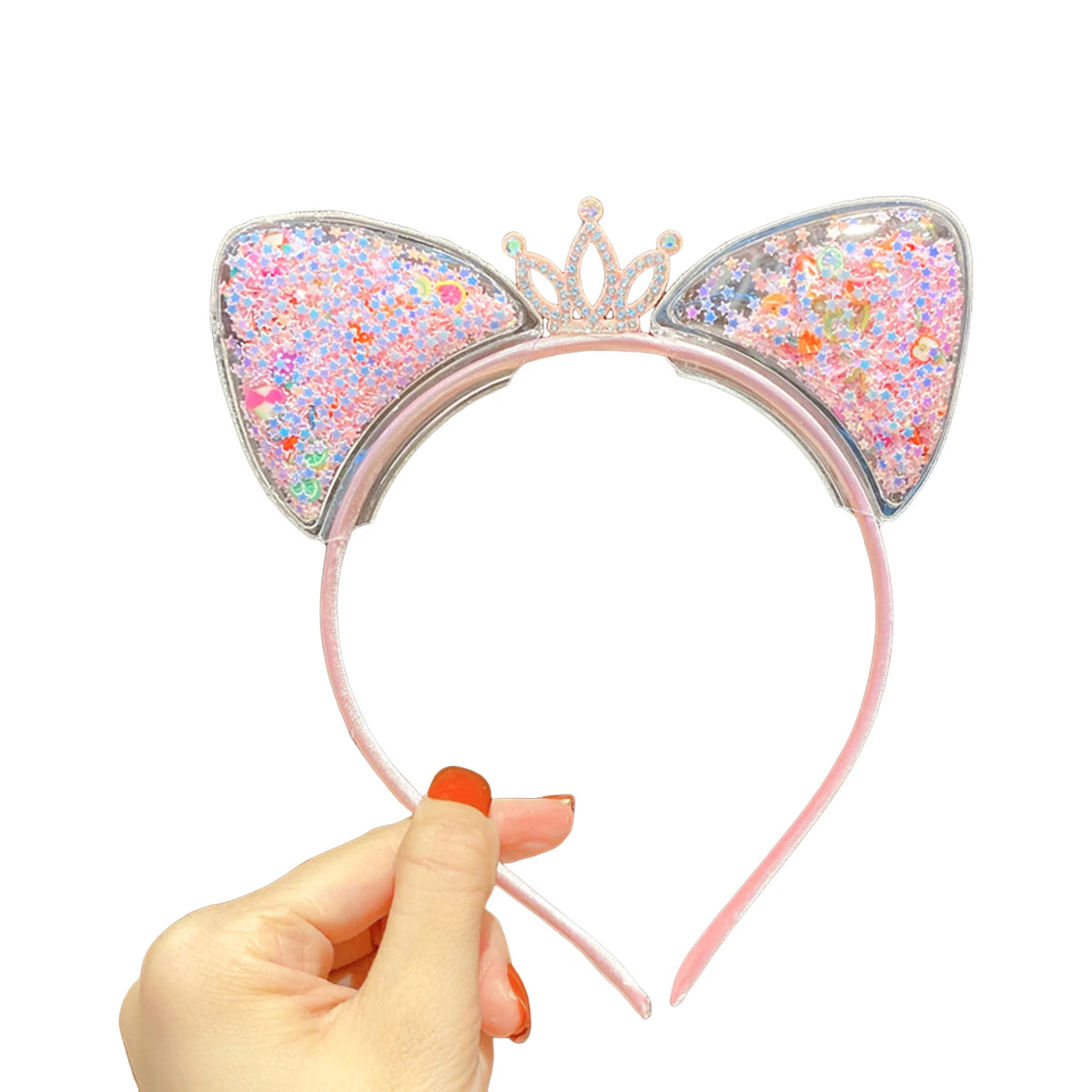 Cute Cat Ears Party Hair Hoops Non Teeth Cat Ear Headband Hair Accessories for Women Girls Party Cosplay Costume