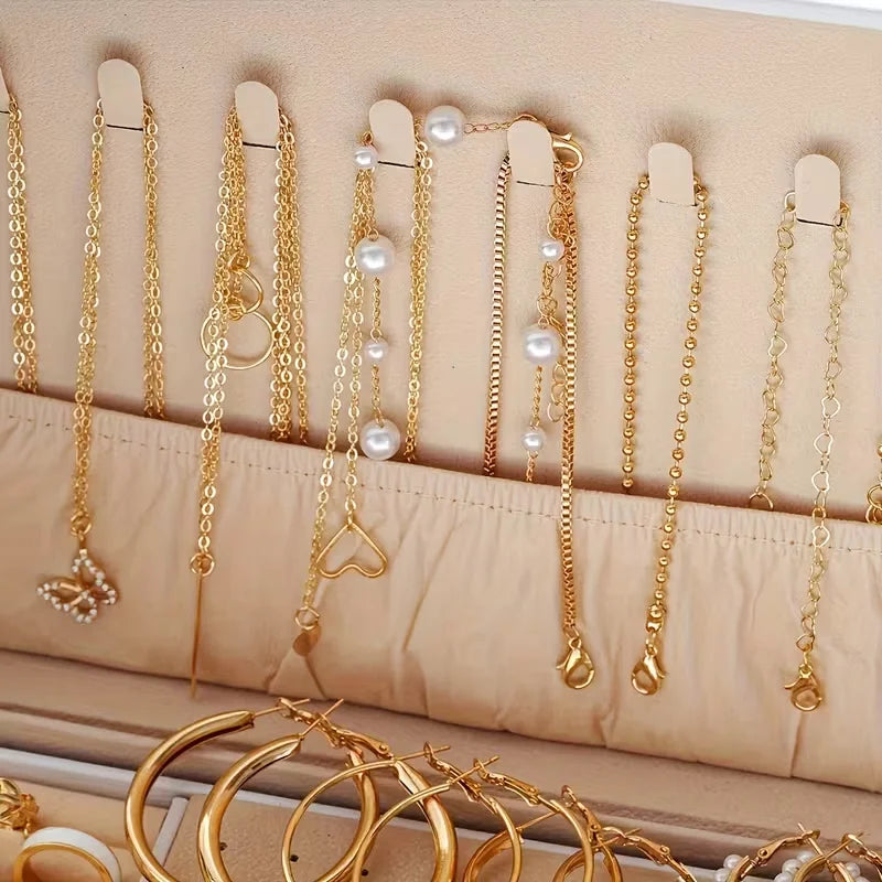 86-Piece Boho Jewelry Set – Earrings, Necklaces, Rings & Bracelets