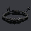 Luxury  Roal Rafa Man Bracelet For Women Stainless Steel Beaded Hand Jewelry Couple Gift