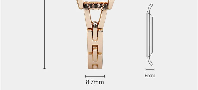 Luxury Bracelet Watch For Women Elegant Rose Gold Ladies Wrist Watches Rhinestone Simple Fashion Female Quartz Relogio Feminino