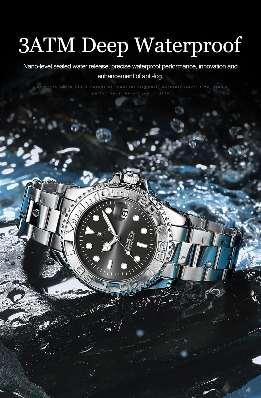 Aurajutt Sport Steel Digital Watch