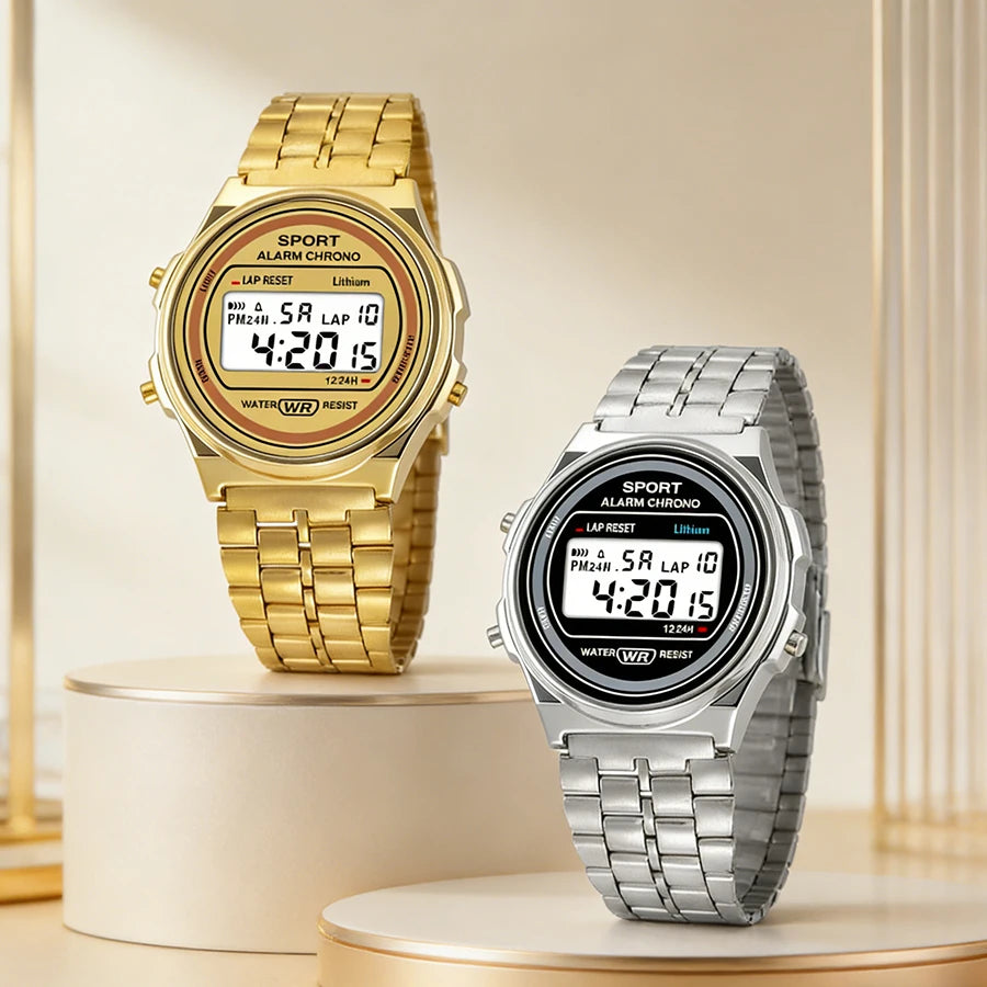 Aurajutt LED Bracelet Watch Set