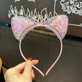 Cute Cat Ears Party Hair Hoops Non Teeth Cat Ear Headband Hair Accessories for Women Girls Party Cosplay Costume
