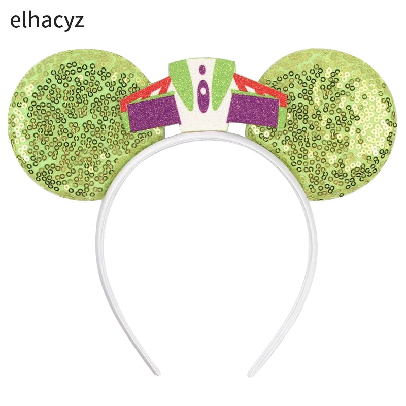 Cute Mouse Headband Pixar Toy Story Hair Accessories Women Woody Buzz Lightyear Headbands for Girls Ears Alien Head band Kids