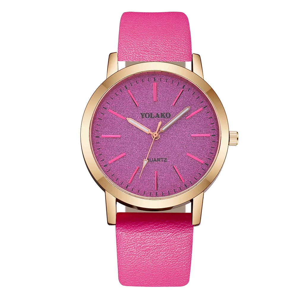 Women's Watches Brand Luxury Fashion Ladies Watch Leather Watch Women Female Quartz Wristwatches Montre Femme reloj mujer