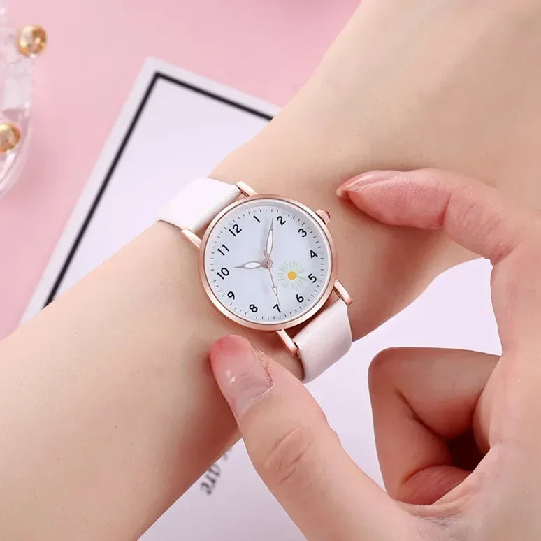 Aurajutt Luminous Leather Watch
