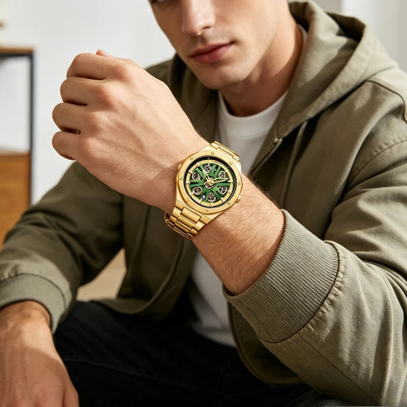 Aurajutt Ceramic Bezel Sport Watch