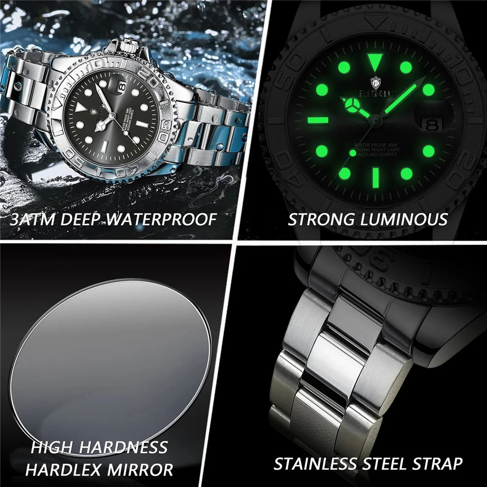 Aurajutt Sport Steel Digital Watch