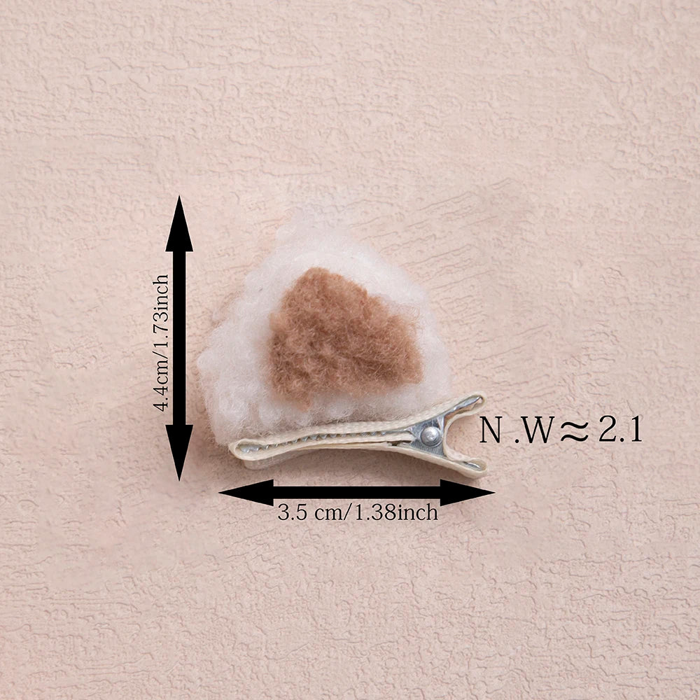 Baby Girl Stereoscopic Cute Animal Bunny Kitten Ears Hair Clip Newborn Babies Fashion Baby Hair Clips for Children Accessories