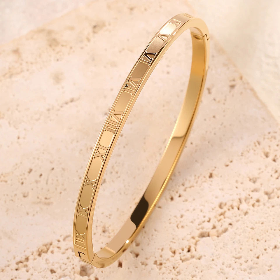 ZAKOL Stackable Zirconia Bangle Bracelet Set