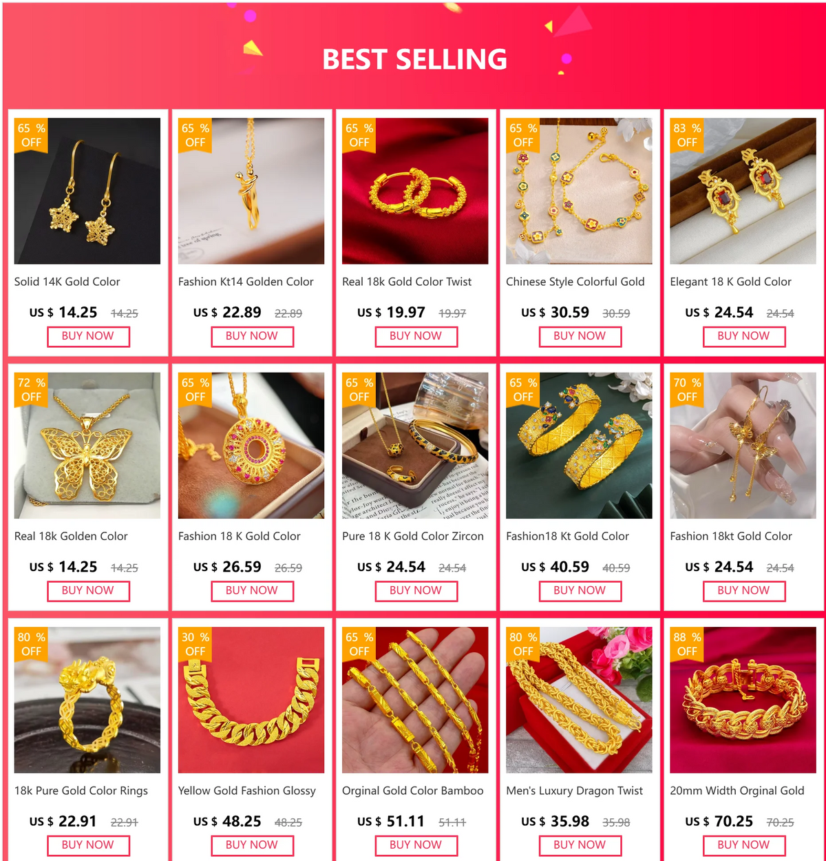 Luxury 18 KT O Link Bracelet for Women Pure Gold Color Circular Pendant Bracelet Matte Wedding Anniversary Fine Jewelry Gifts