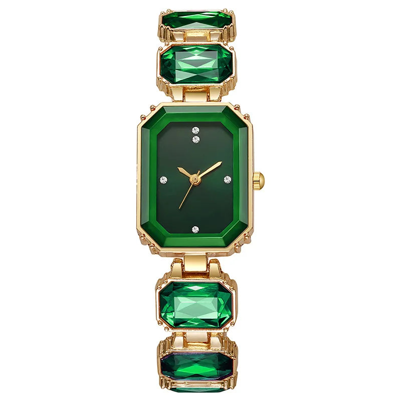 Luxury Fashion Ladies Square Watch, Elegant Women's Quartz WristWatch,Different Colors Choice, Suitable for Daily Wear & Parties