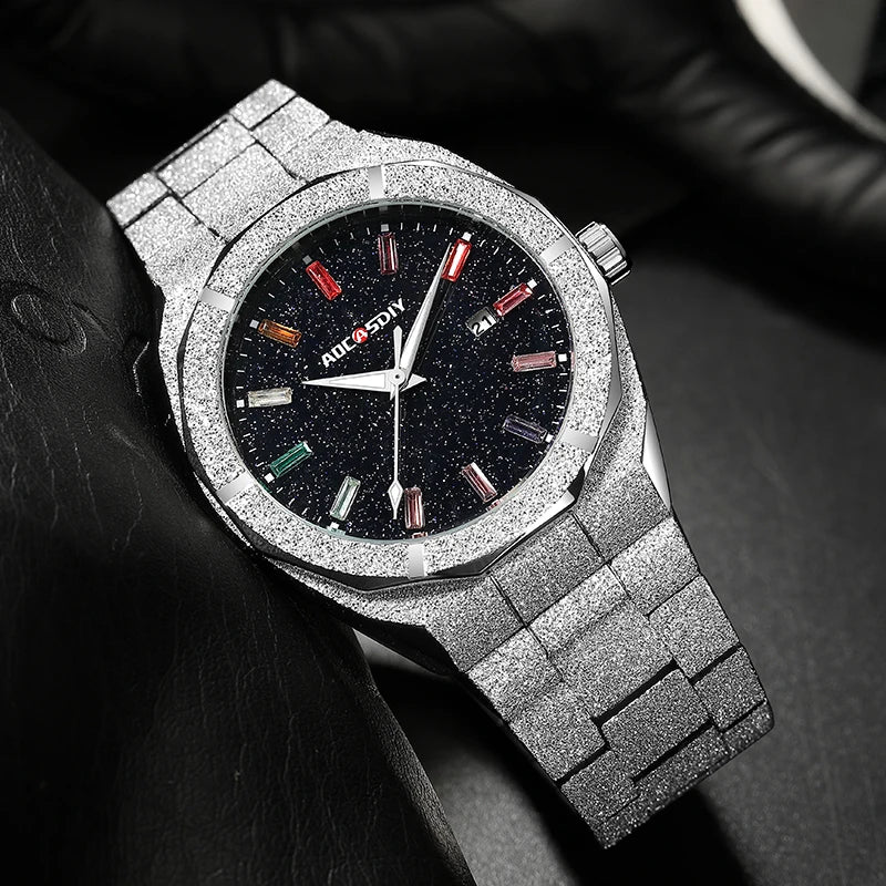 Men's Business Quartz Watch, Auto Date & Luminous Hands