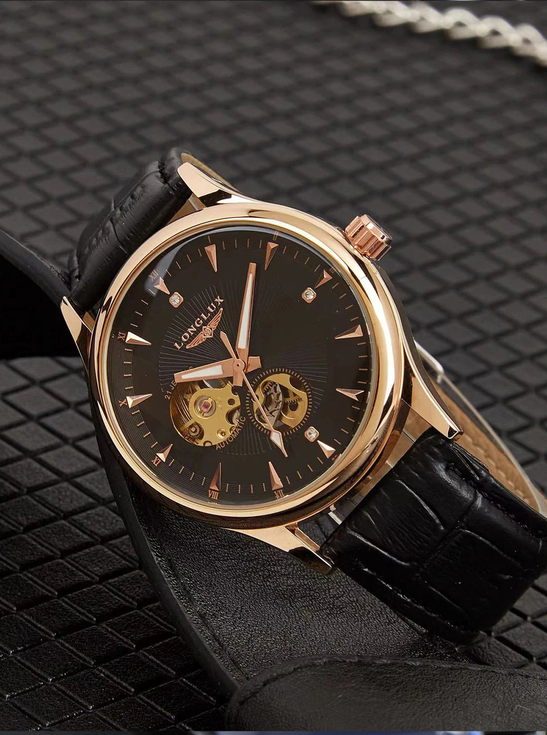 Aurajutt Skeleton Automatic Watch